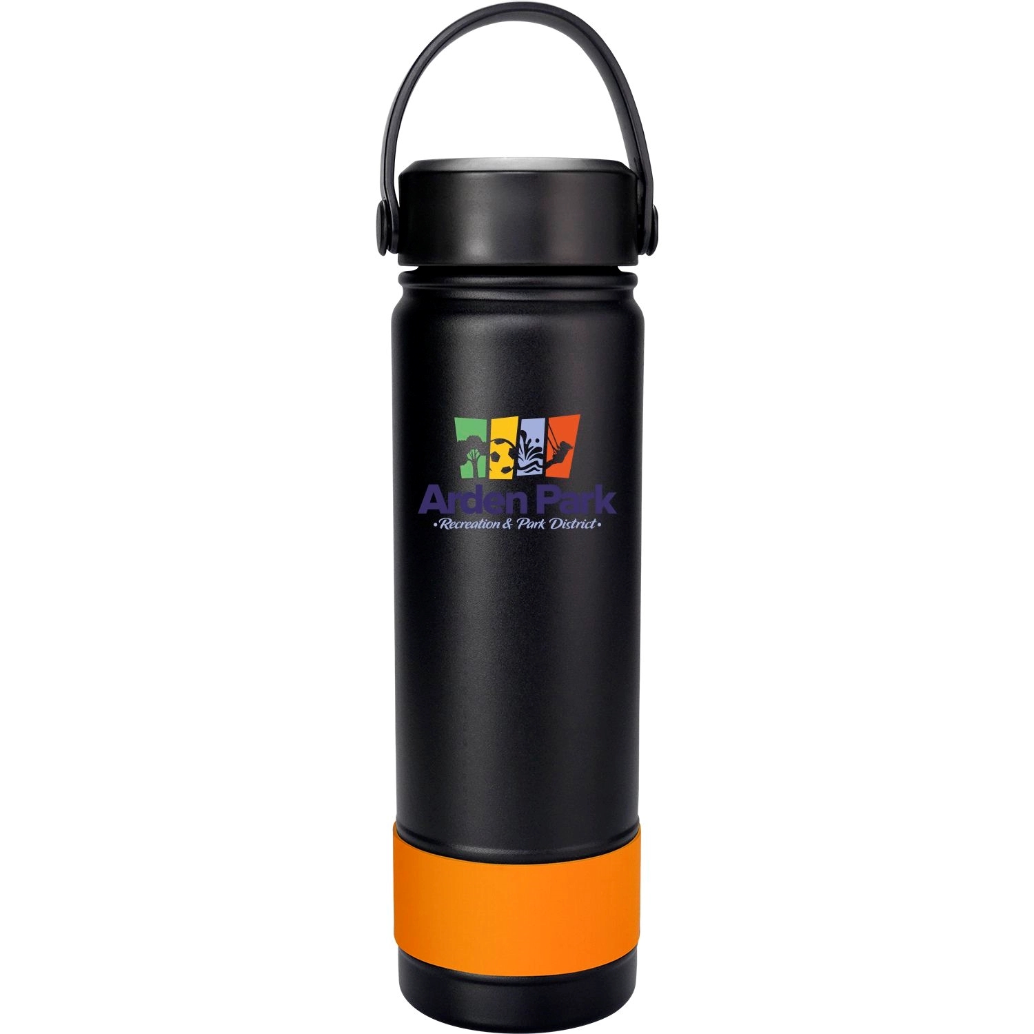 Metal Top 24 oz. Colorful Banded Bottle 12