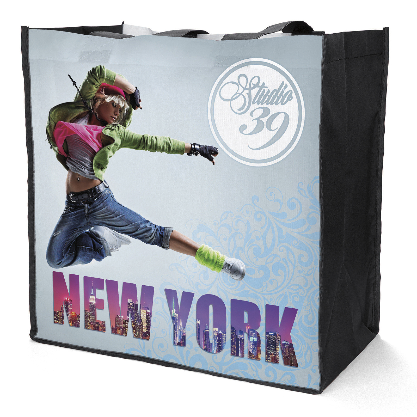 Picasso - Polyester Tote - Sublimation, custom tote bag with logo imprint 1
