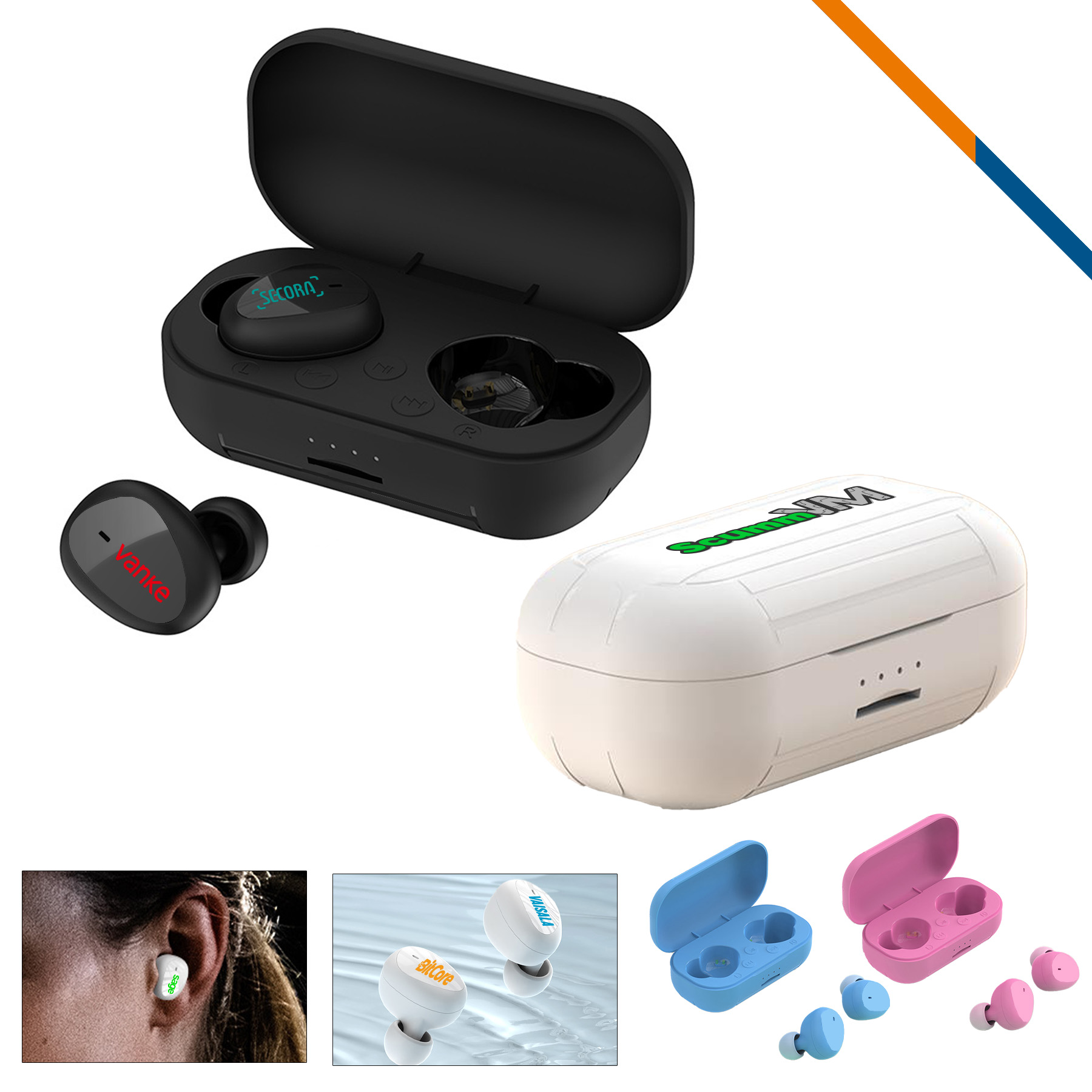 Hoppo 2in1 Bluetooth Earbuds 2