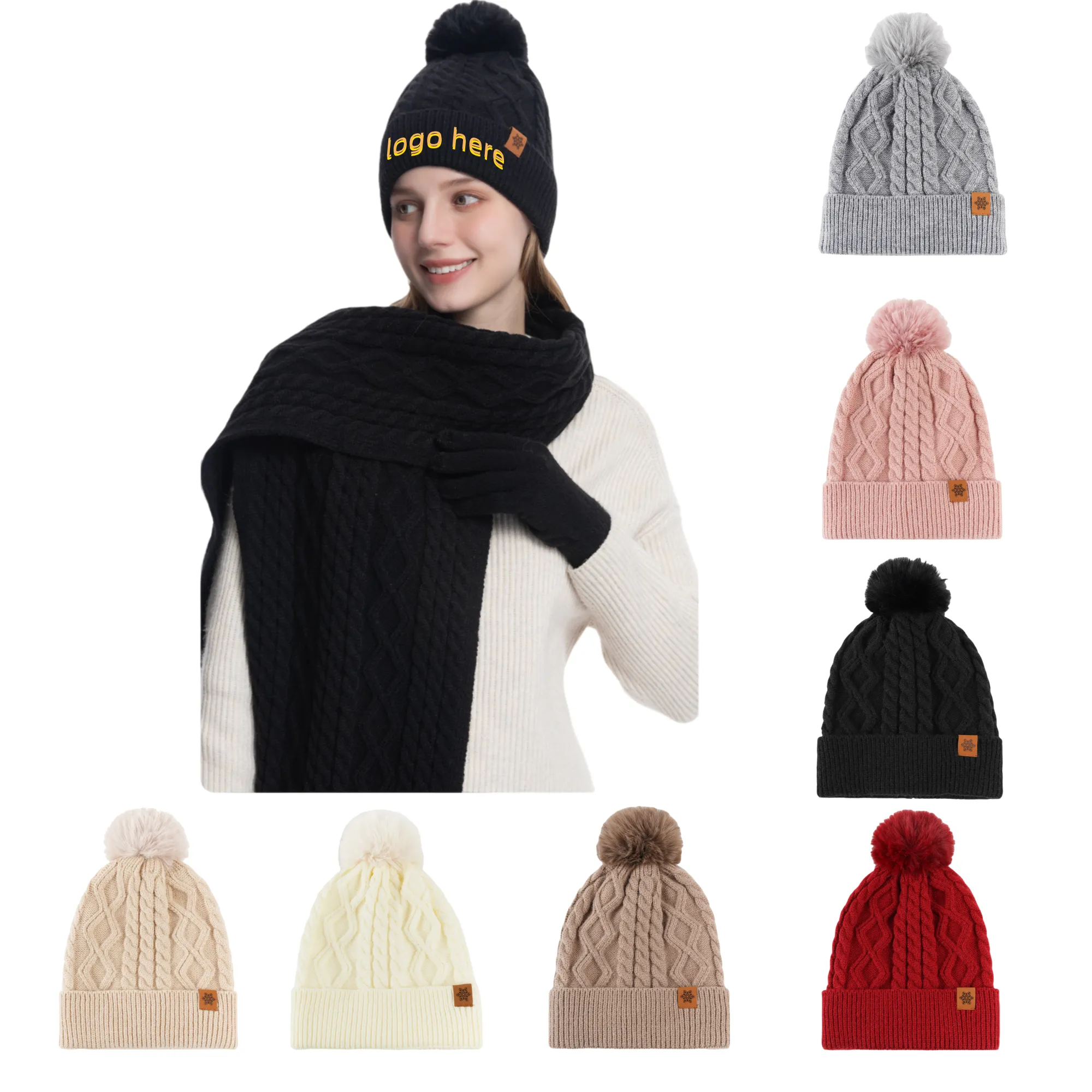 Ladies' Fleece-Lined Knit Hat 7