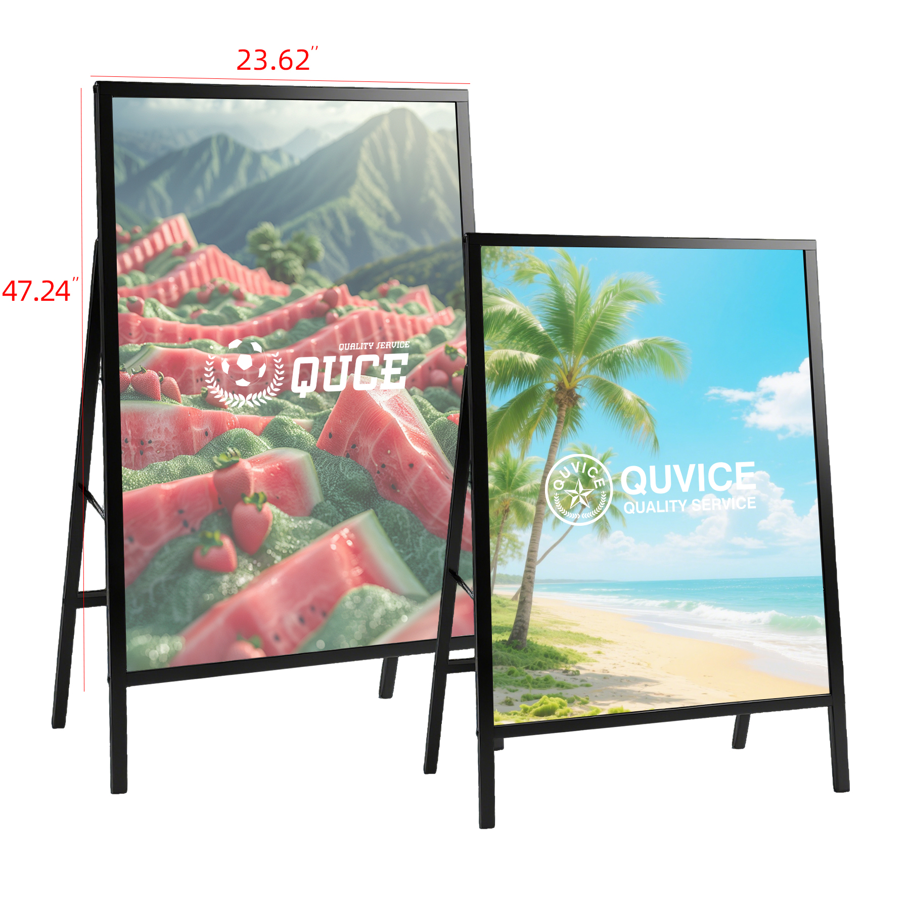 24'' W x 35'' Double Sided A-Frame Display 1