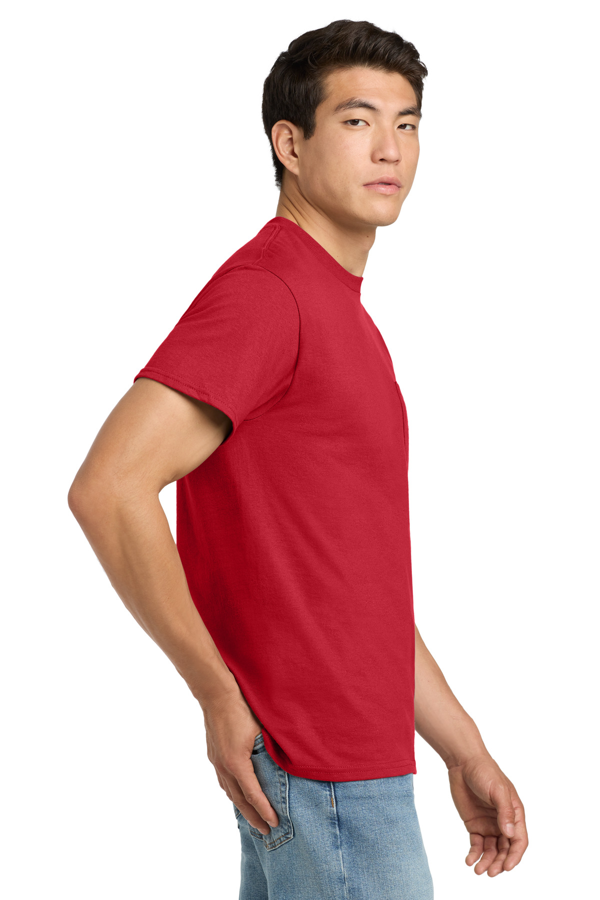 Gildan - Ultra Cotton 100% US Cotton T-Shirt with Pocket. 2300 35