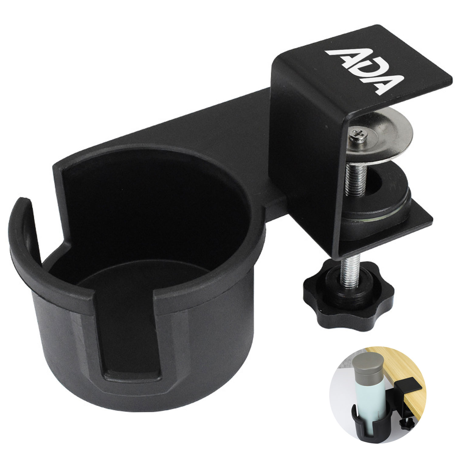 180 Degree Rotating Anti Spill Desk Cup Holder