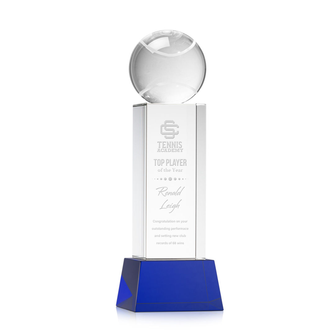 Tennis Ball Award on Belcroft Base - Blue 4