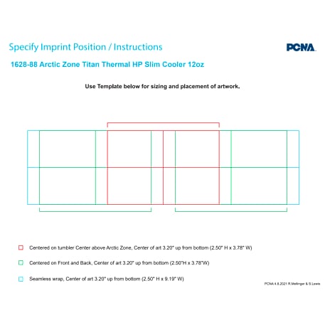 Arctic Zone® Titan Thermal HP® Slim Cooler 12oz 100