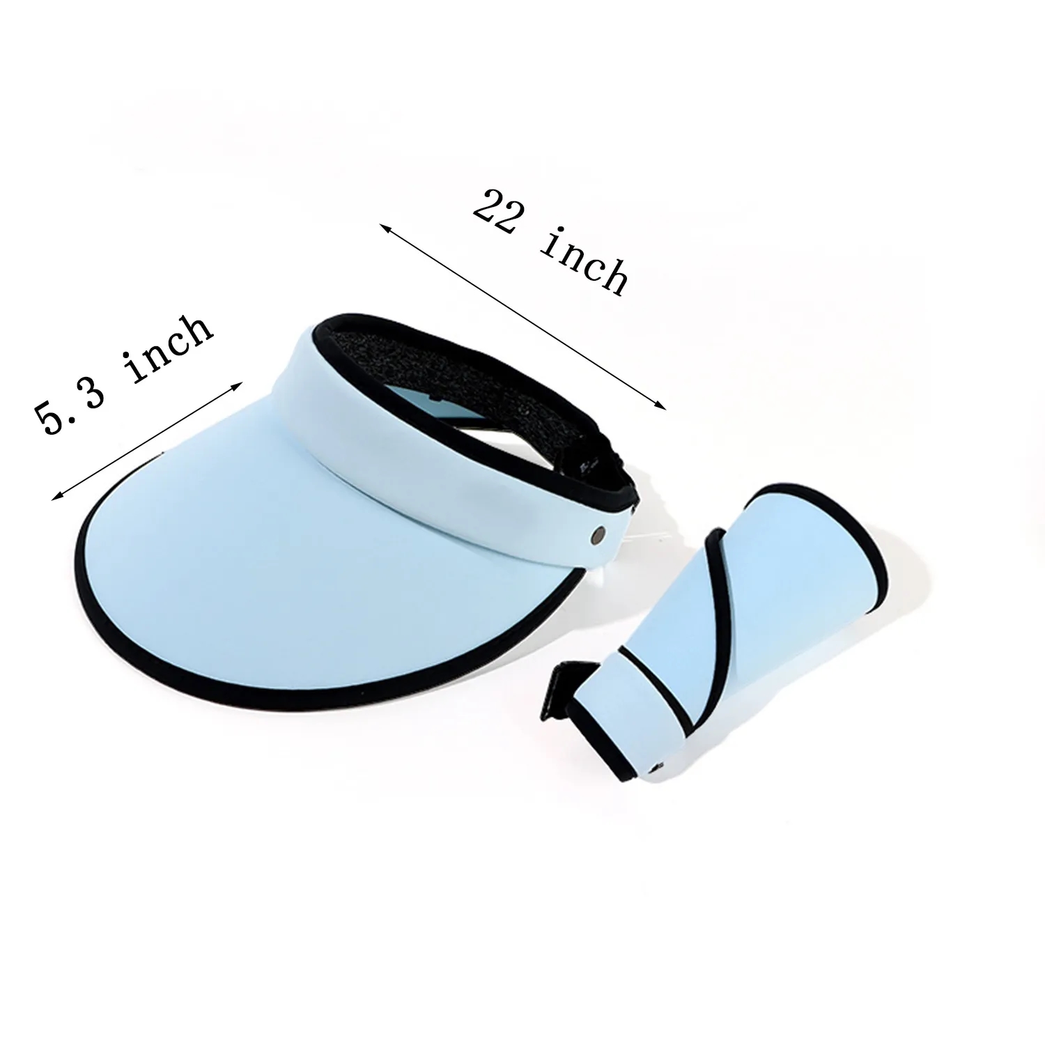 Ice Silk Foldable Sunscreen Cap 5