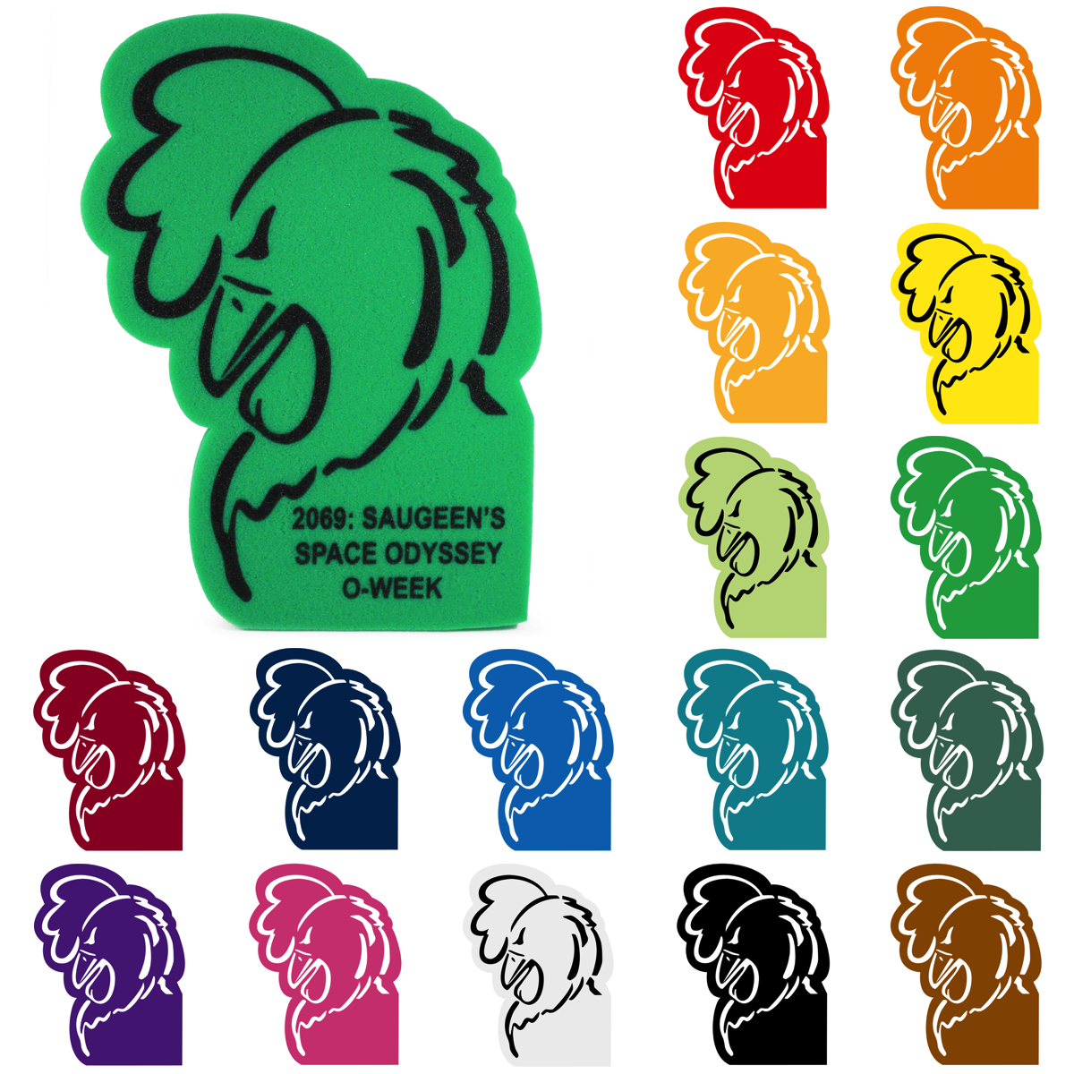 Foam Rooster Mitt 24