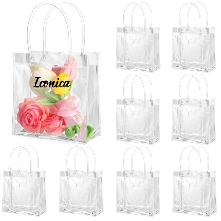 Clear Gift Bags with Handle 2