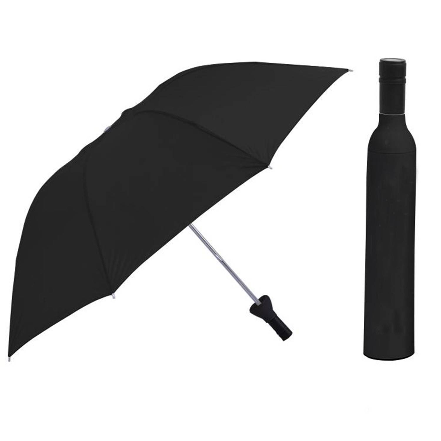 Advertising Sunshade Wine Bottle Folding Umbrella 7