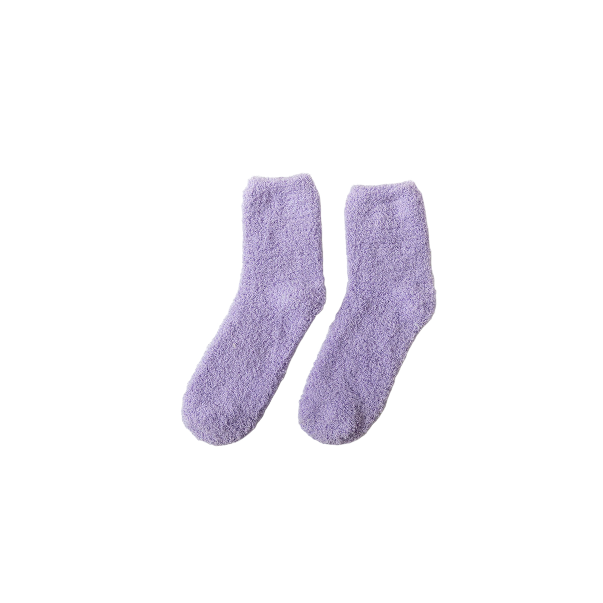 Coral Fleece Christmas Fuzzy Sock Medium Tube 29