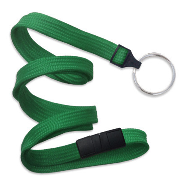 3/8" Breakaway Blank Lanyard with Split Ring 2