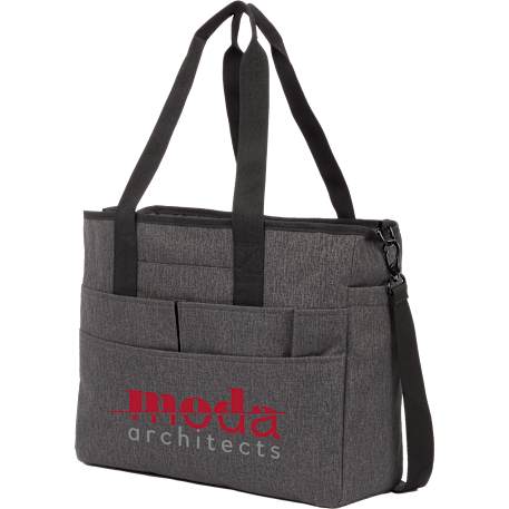 Multi-Pocket Laptop Tote 22