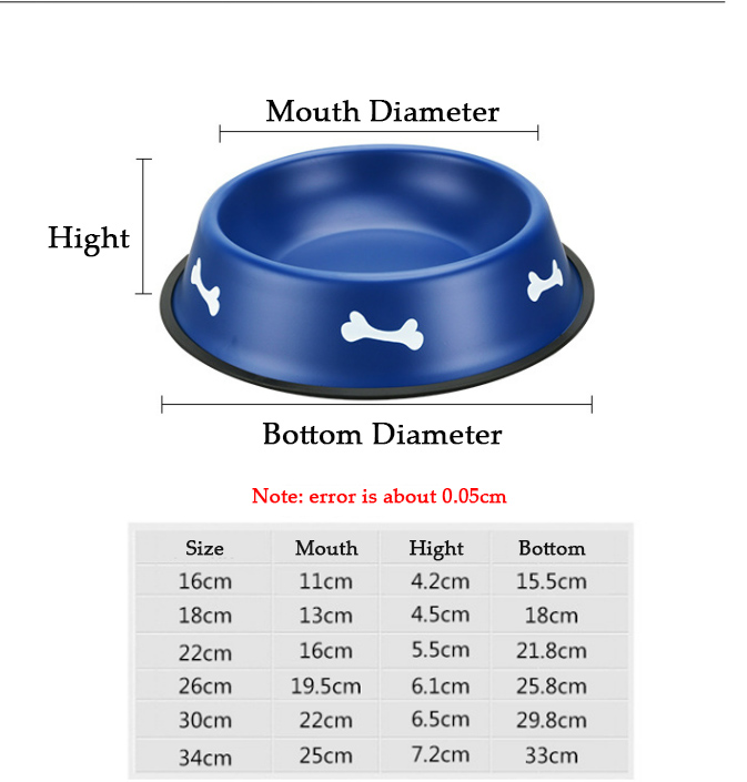 Pet Dog Basics Stainless Steel Non-Skid Water And Food Bowl 1
