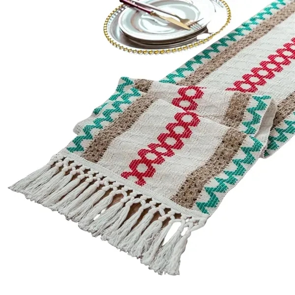 Decorative Tassel Table Ornament and Festive Flag 9