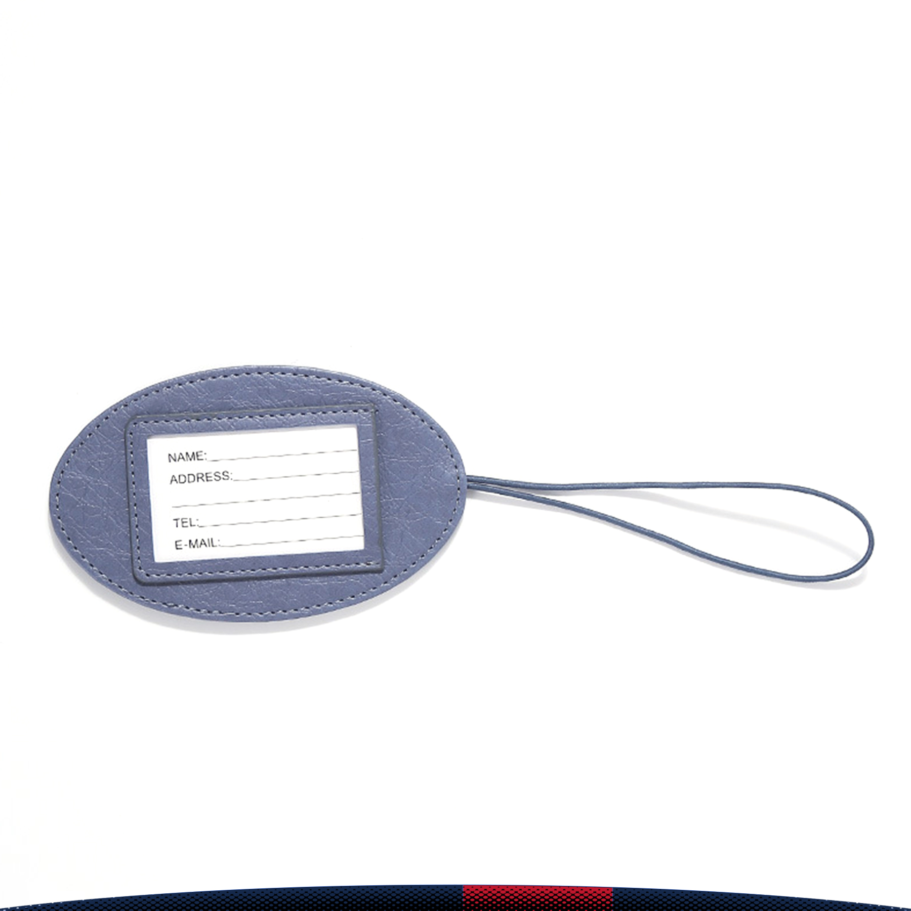PU Oval Luggage Tag 2