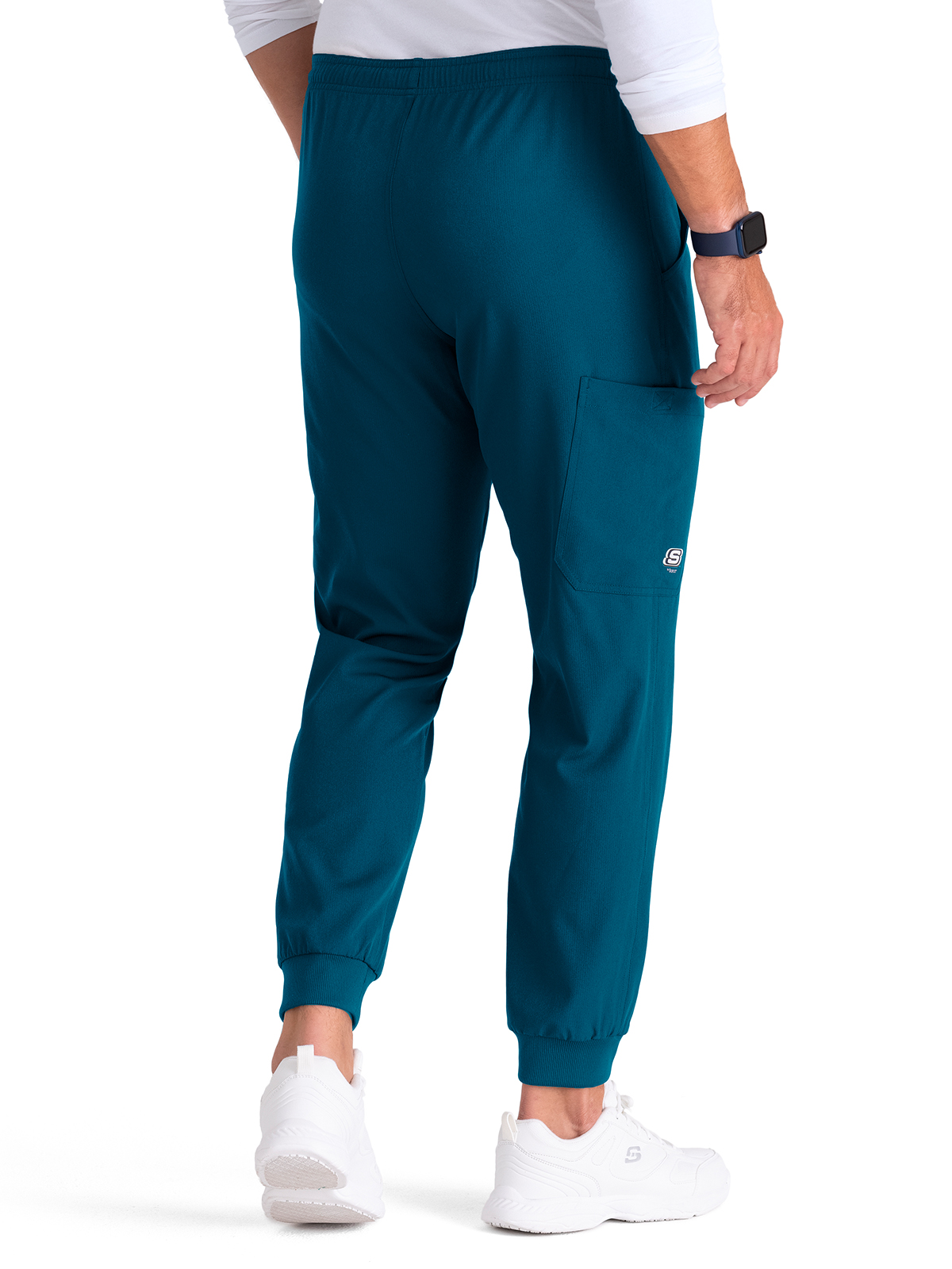 Skechers - Men's Three-Pocket Drawcord and Zip-Fly Structure Jogger Scrub Pant 9