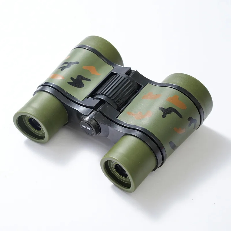 4X Children'S Zoom Anti-Slip Binoculars 4