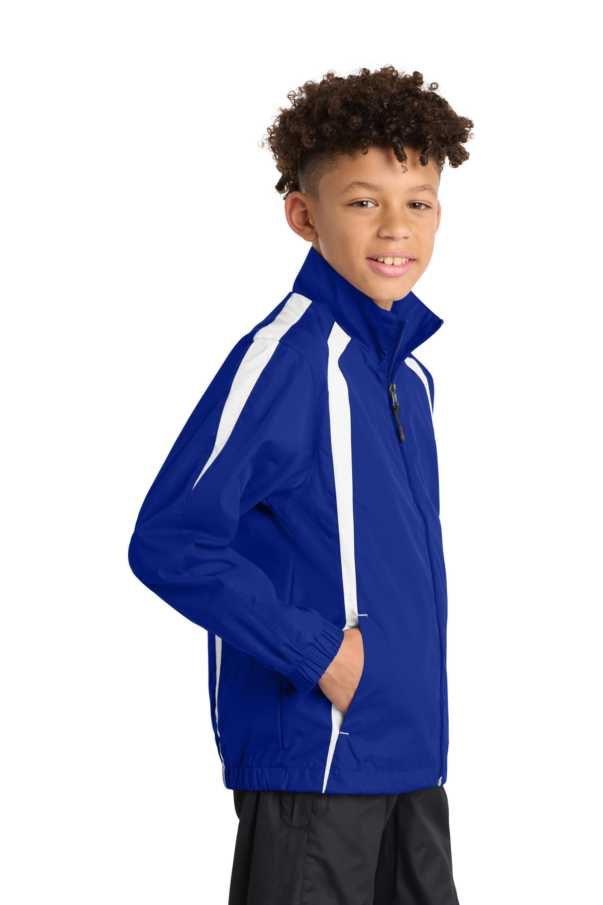 Sport-Tek Youth Colorblock Raglan Jacket. YST60 32