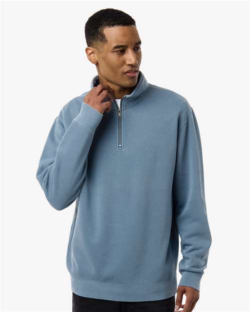 Unisex Pigment-Dyed Quarter-Zip Pullover - PRM4600QZ 11