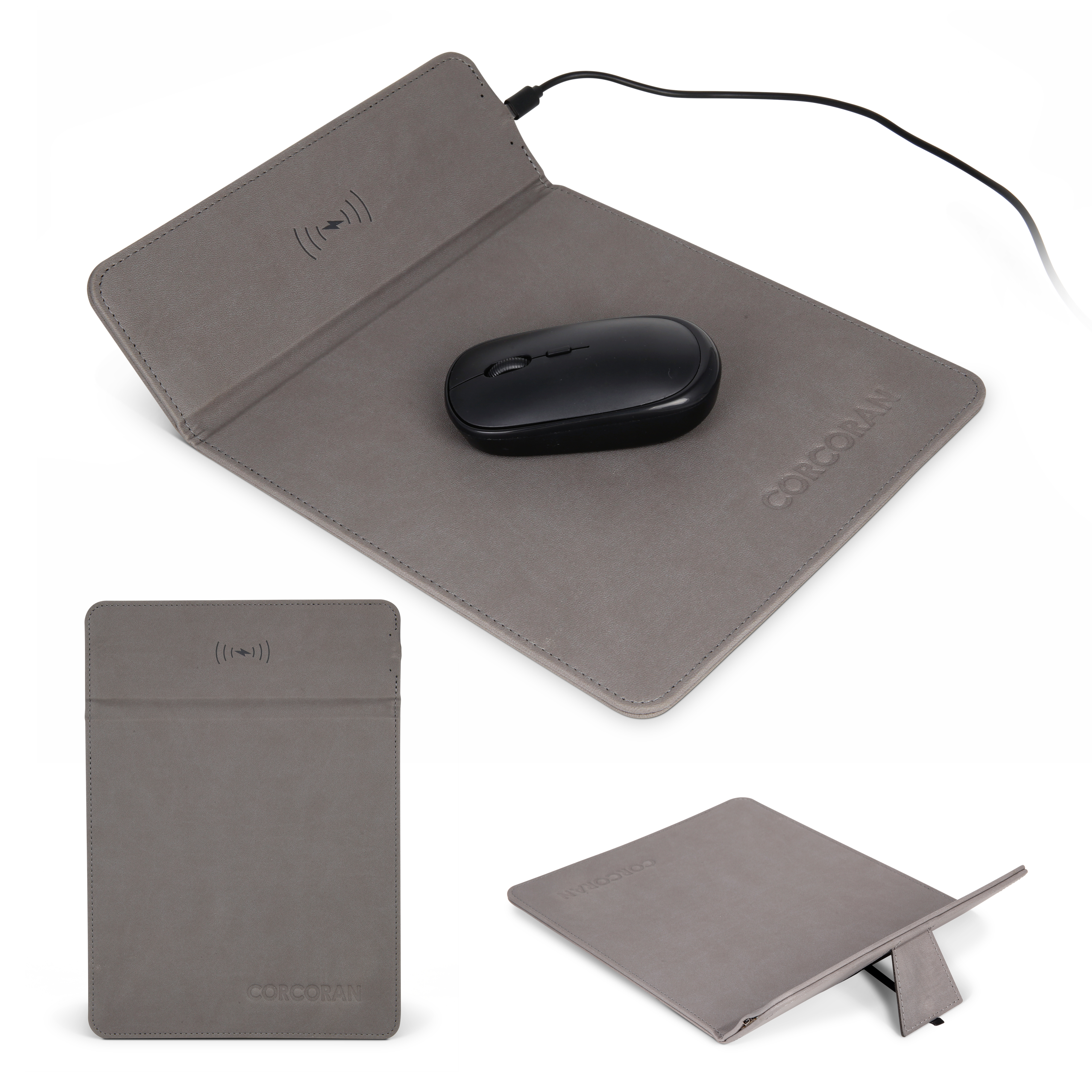 Leatherette Charging Mousepad 2