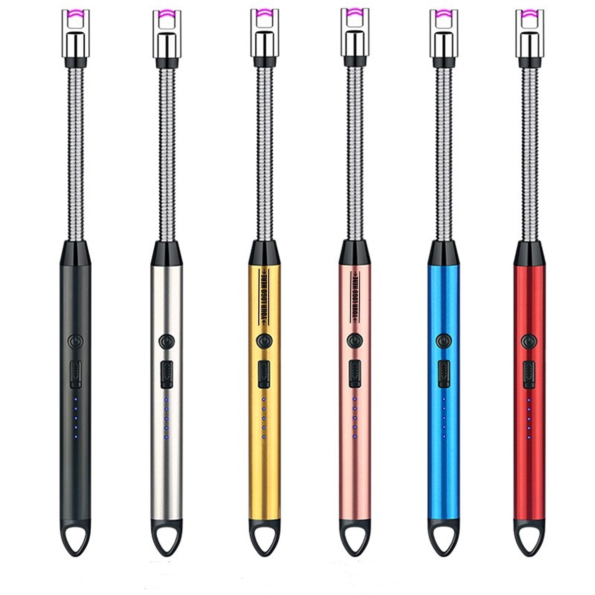 Rechargeable Electric USB Lighter for Candle Camping BBQ 2
