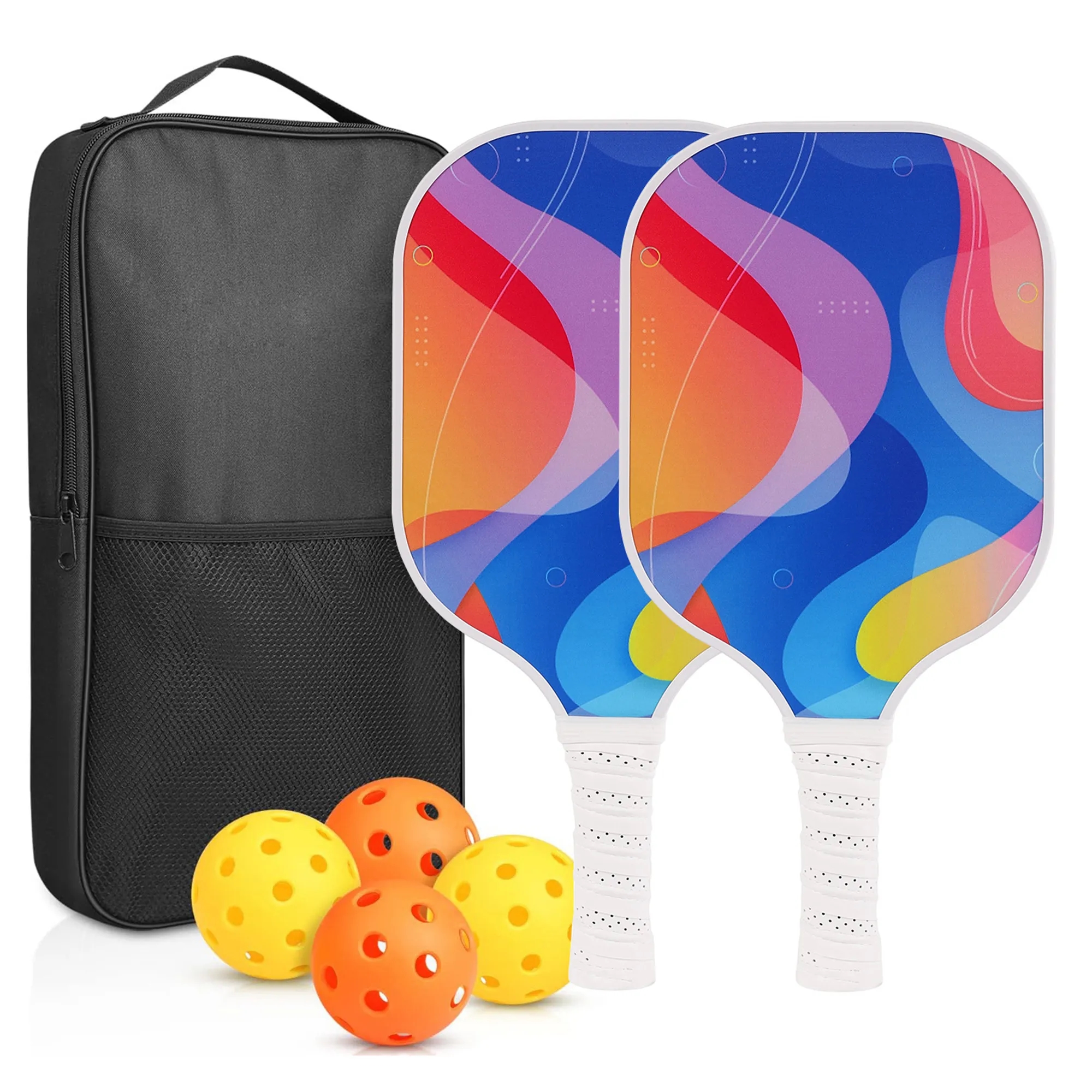 Portable Carry Bag Pickleball Paddles Set 6