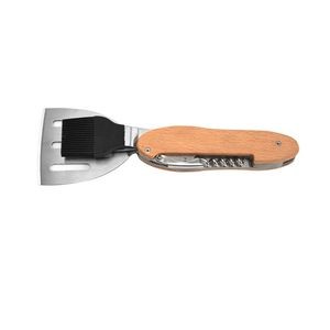 Black Ring 2 In 1 Pizza Scissors Cutter And Spatula 2