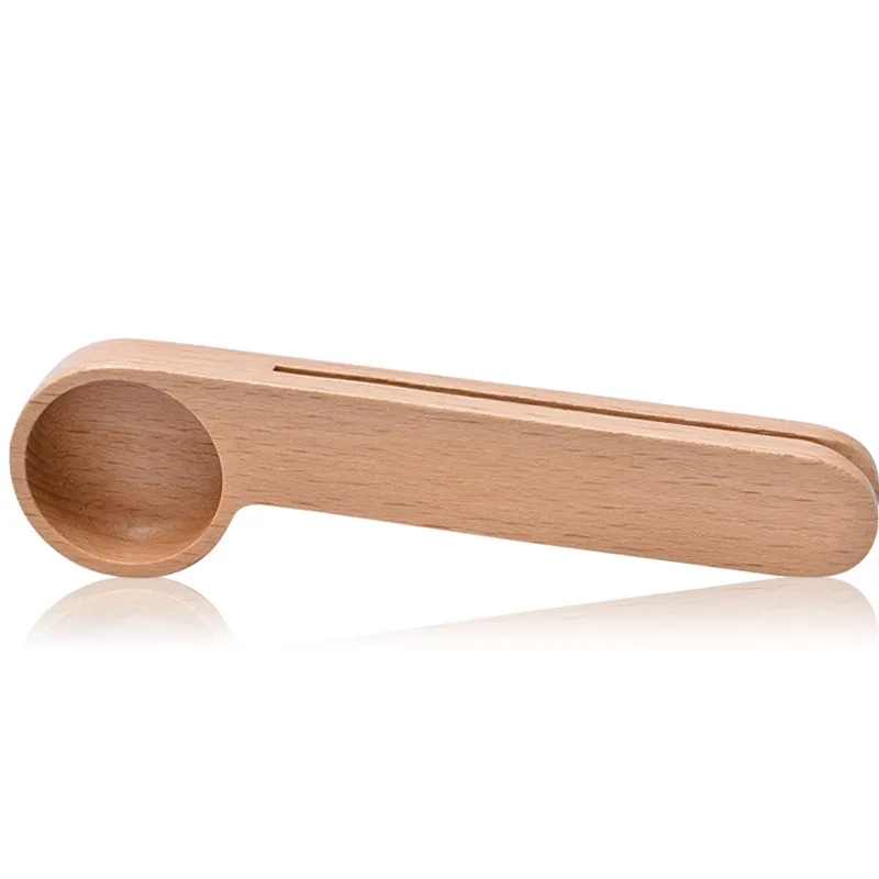 Wood Coffee Spoon With Clip 6