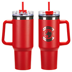 Ohana 40 oz Stainless Steel/Polypropylene Mug with Color-Matching Handle 22