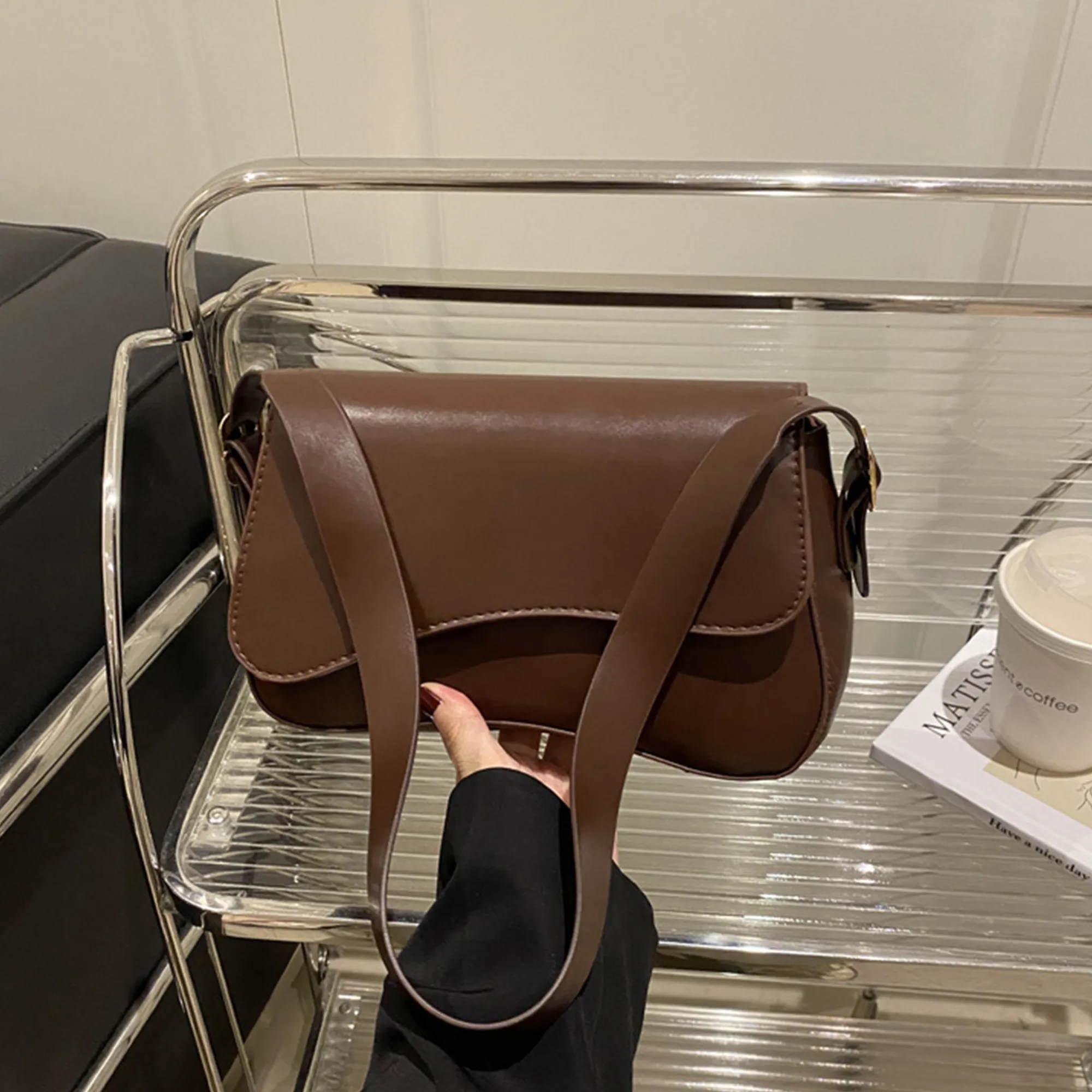 Women's Leather Crossbody Bag 11