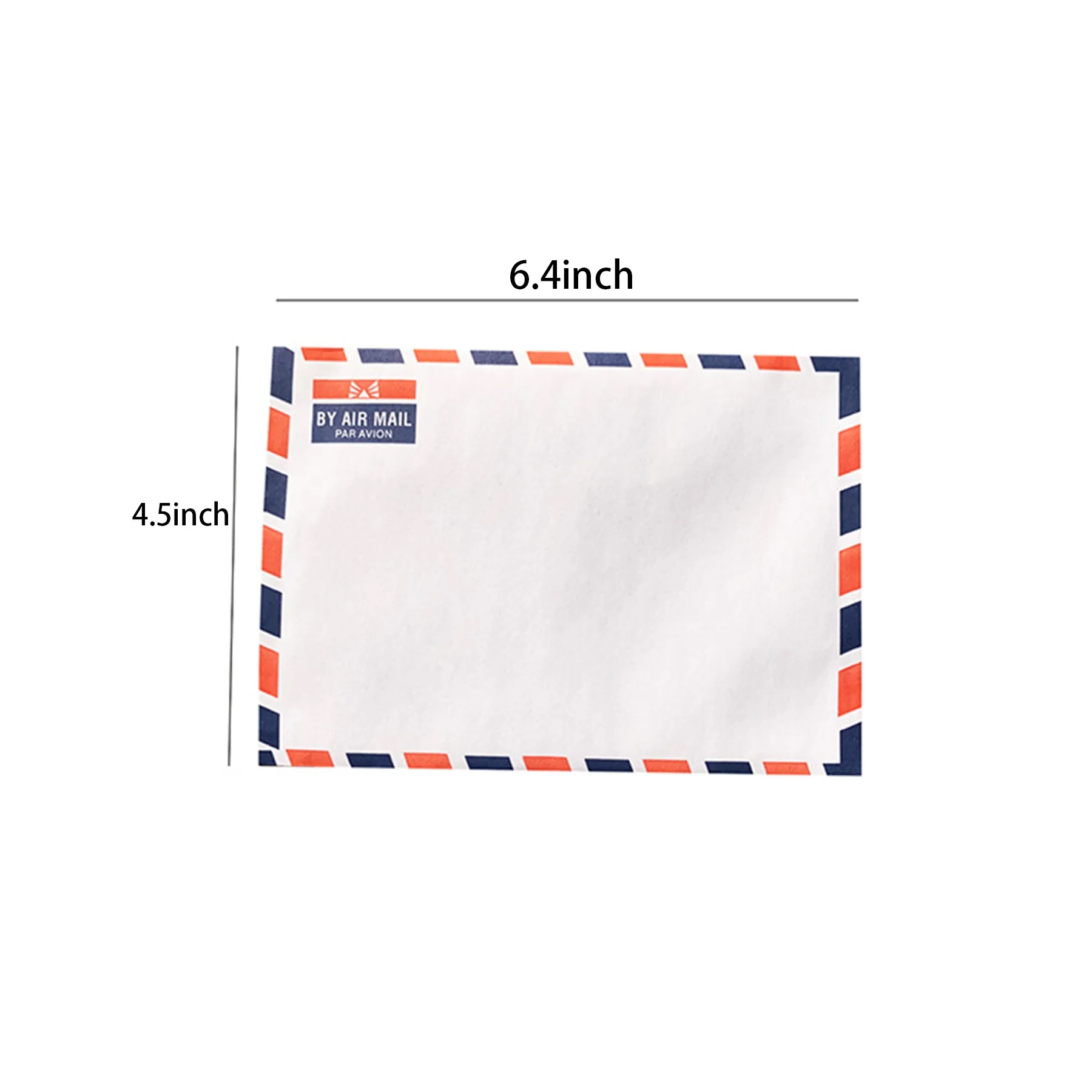 Vintage Craft Paper Airmail Envelope 1