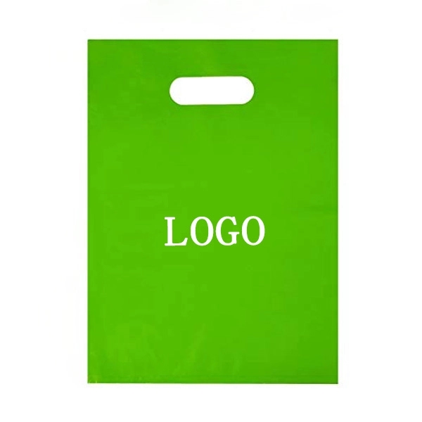 12" x 14" - Die Cut PE Handle Bags 1