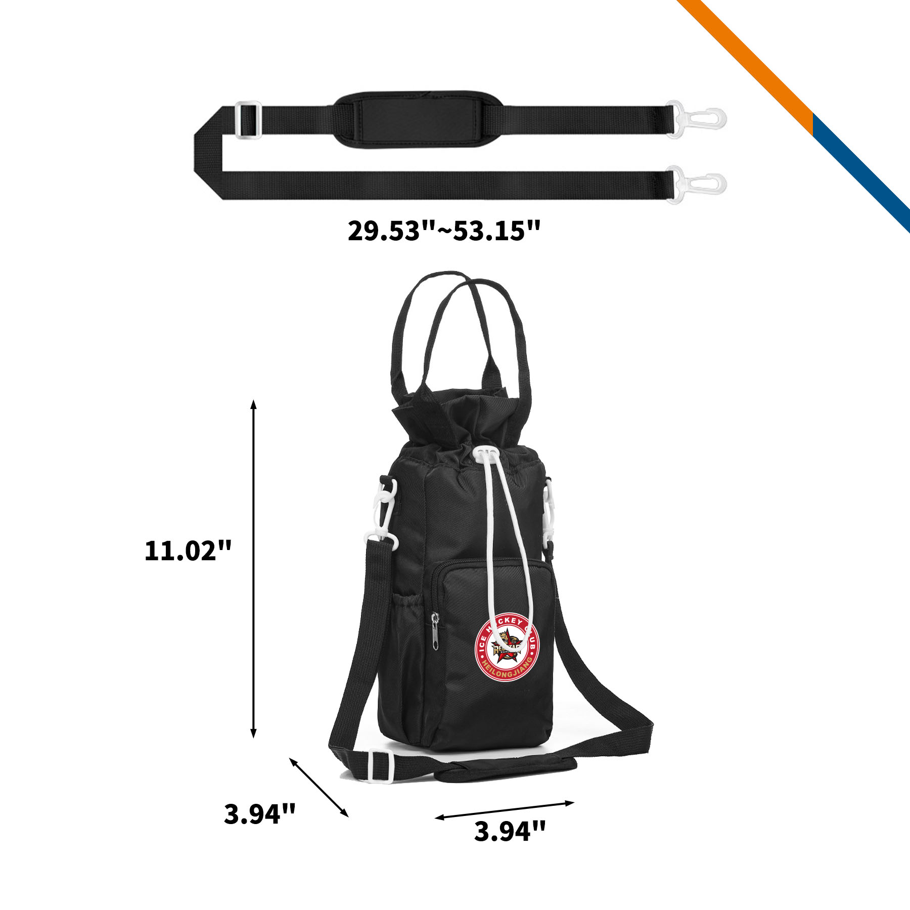 ClipHeat Insulated Water Bottle Drawstring Pouch 3
