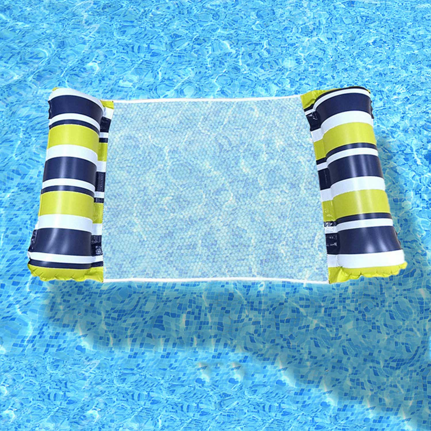 Inflatable Lounge Float – Foldable Backrest 6