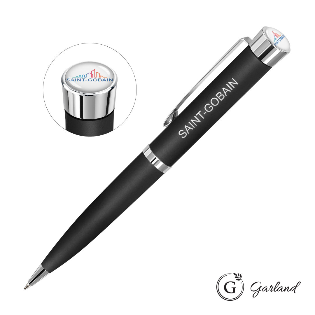 Garland® Executive Custom Color Ballpoint Twist Pen - Chrome