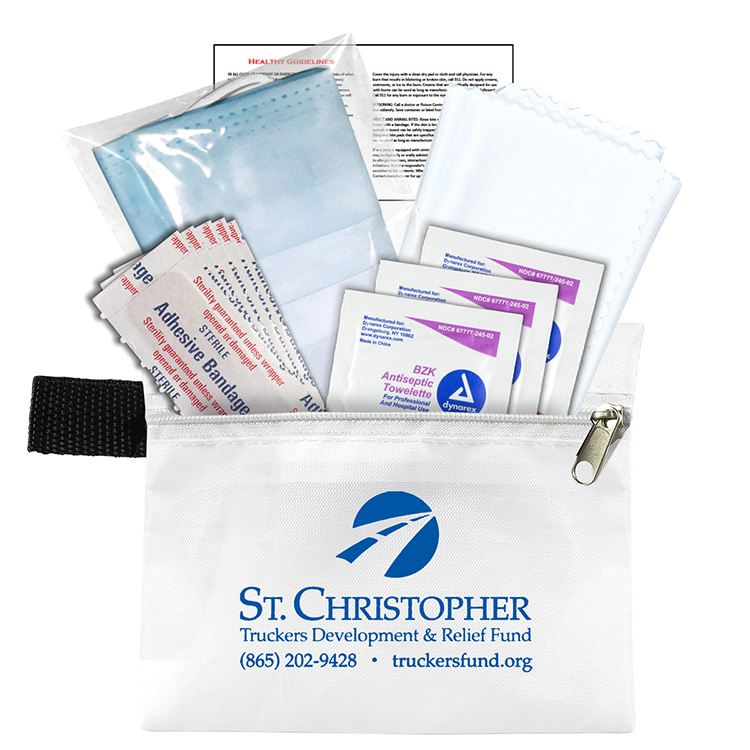 "ORERON" 11 Pcs Antiseptic and Protective First Aid Kit in Zipper Pouch 12