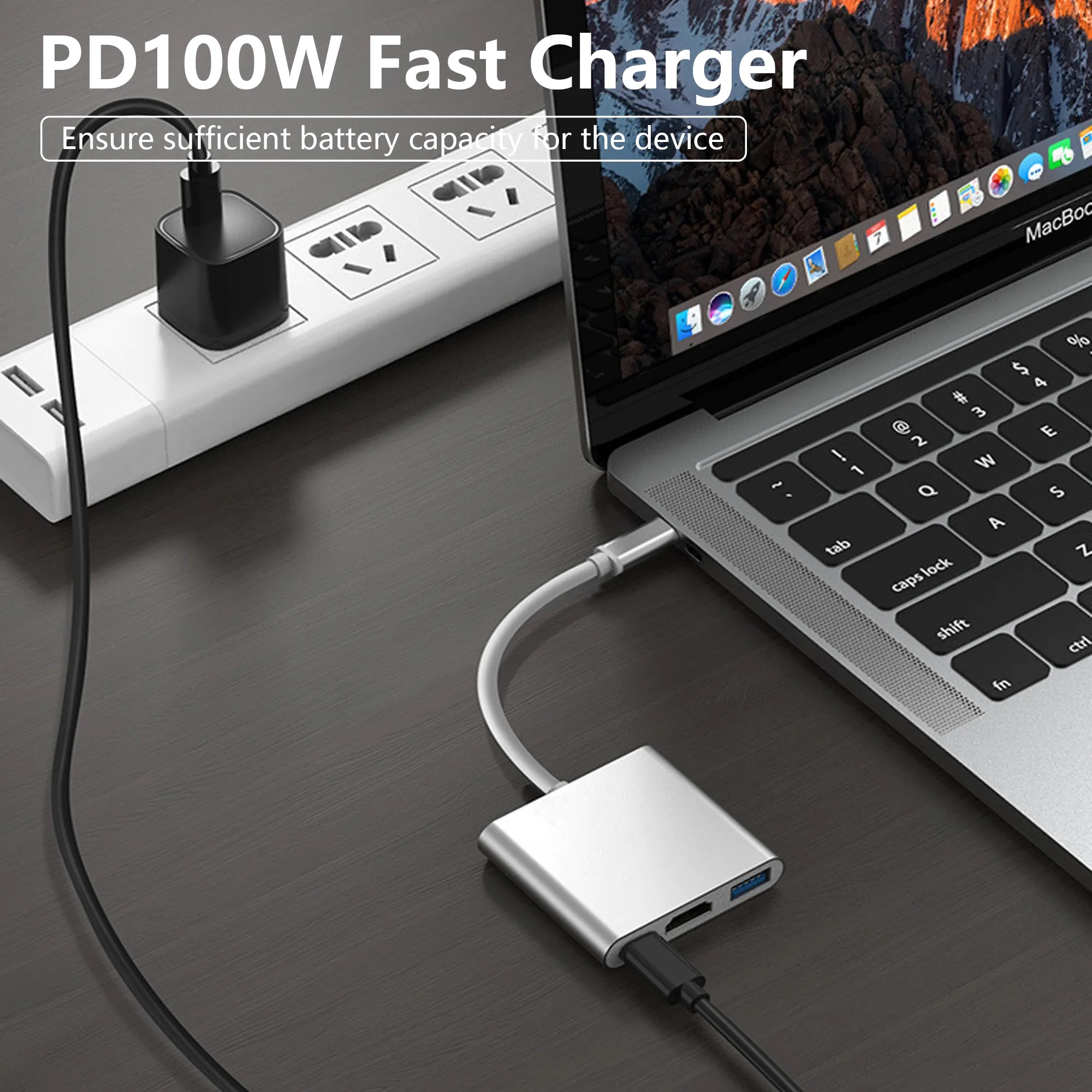 3 In 1 Type-C To HDMI Adapter 7
