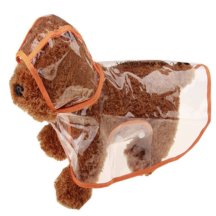 Transparent Pet Raincoat For Dog 6