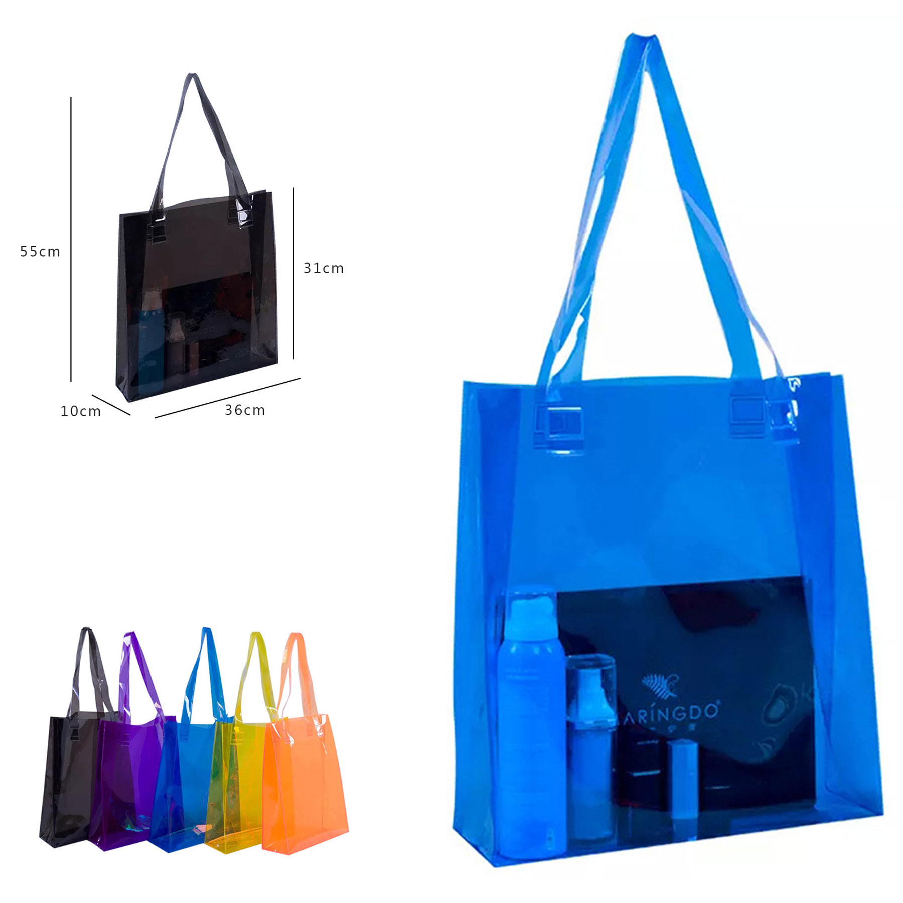PVC Clear Tote Bag 1