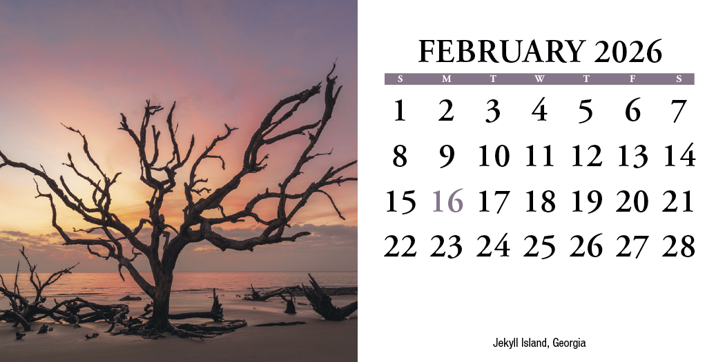 HotLine® Products Scenic America® Desk Tent Calendar 32