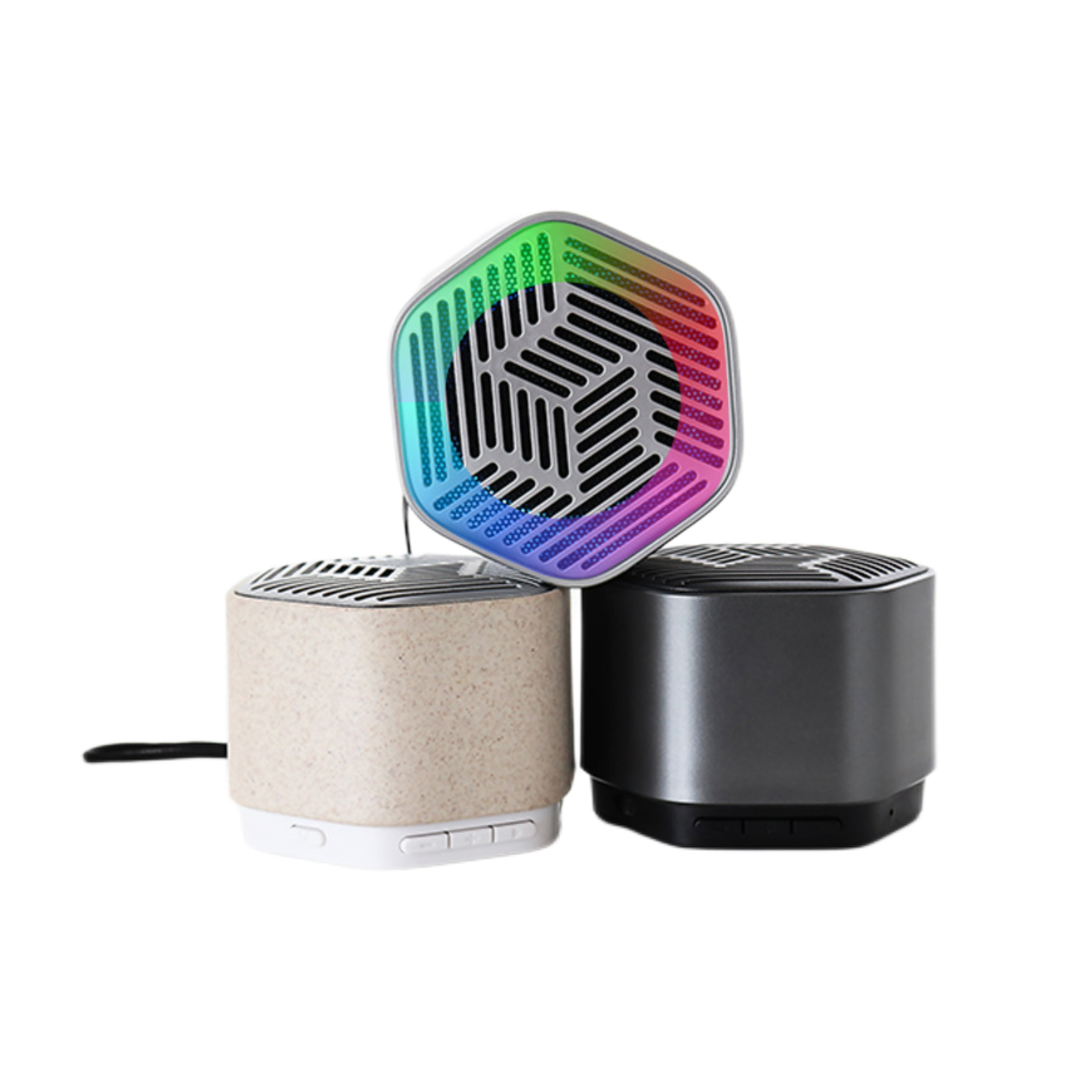 Mini Portable Wireless Speaker with LED Light (direct import) 3