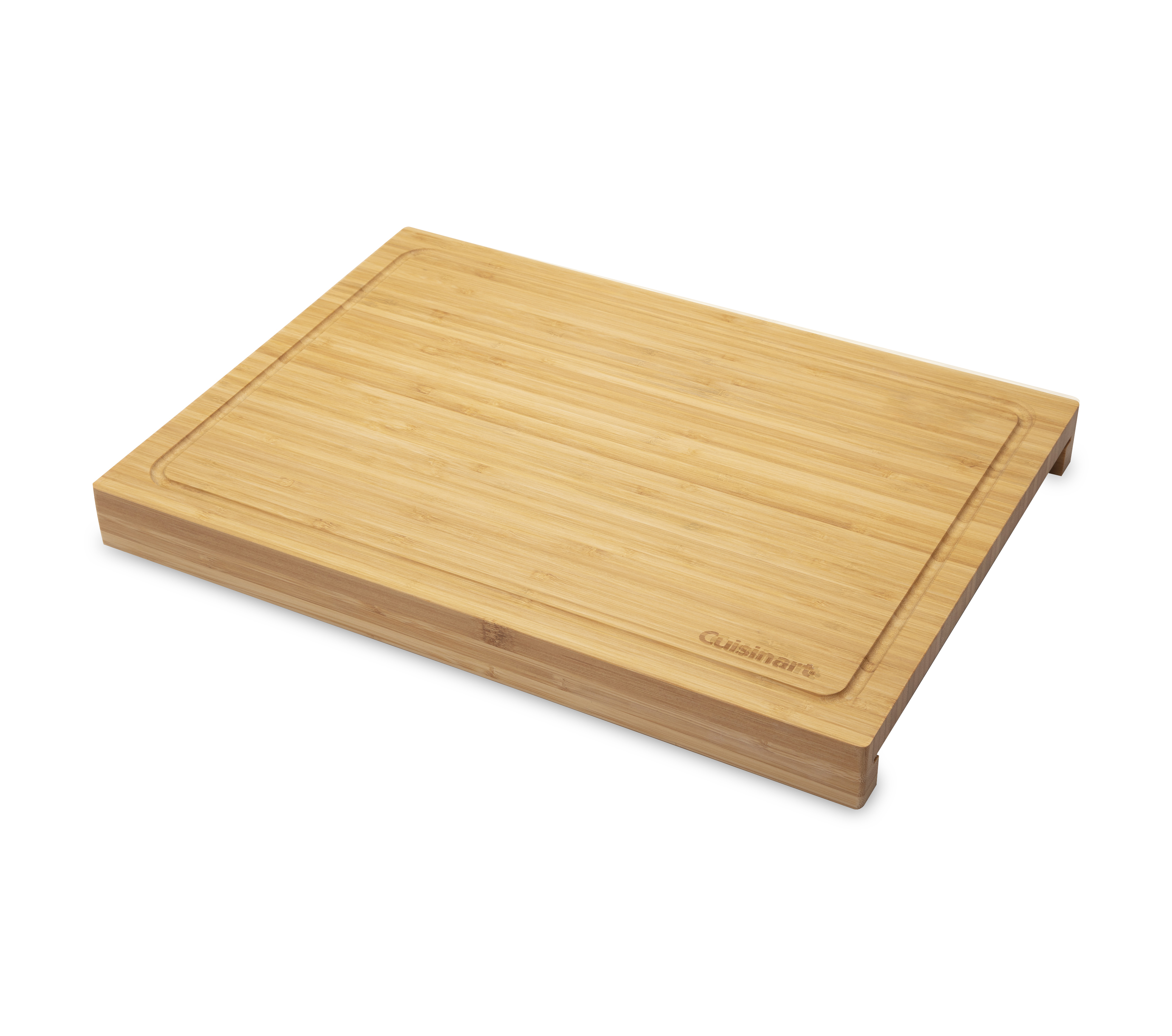 Cuisinart Outdoors® Bamboo Cutting Board With Hidden Tray 15
