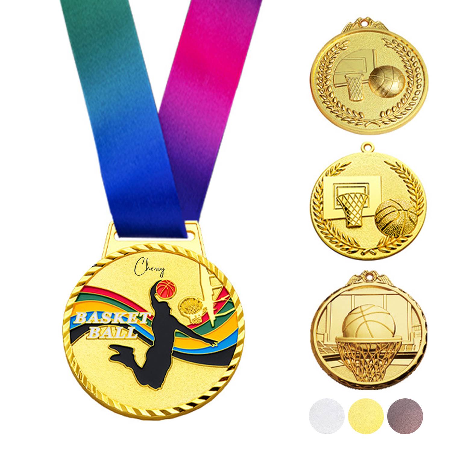Basketball Game Customized Sports Medal 1