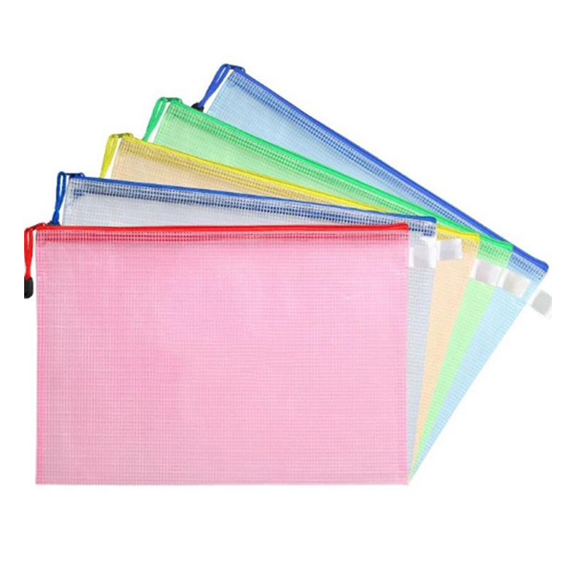 A4 Transparent PVC Zipper File Bag 2