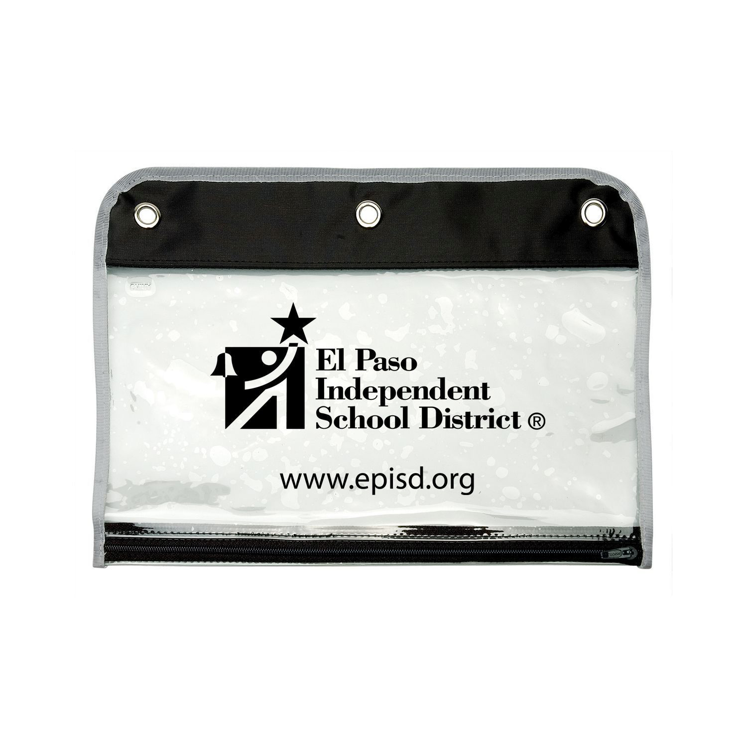 Zippered Portfolio Pouch W/Three Holes 2
