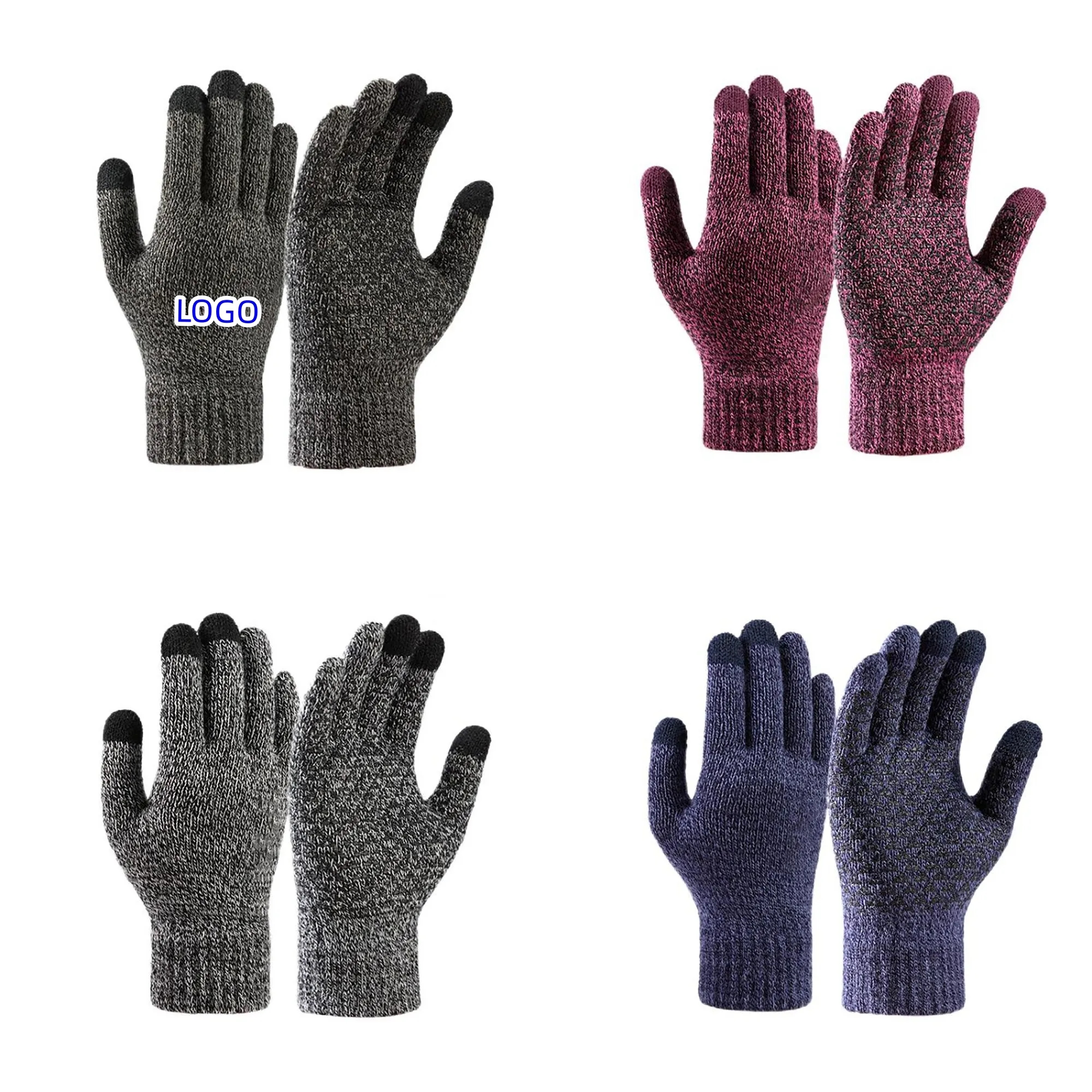 Knitted Warm Touch Screen Gloves 2