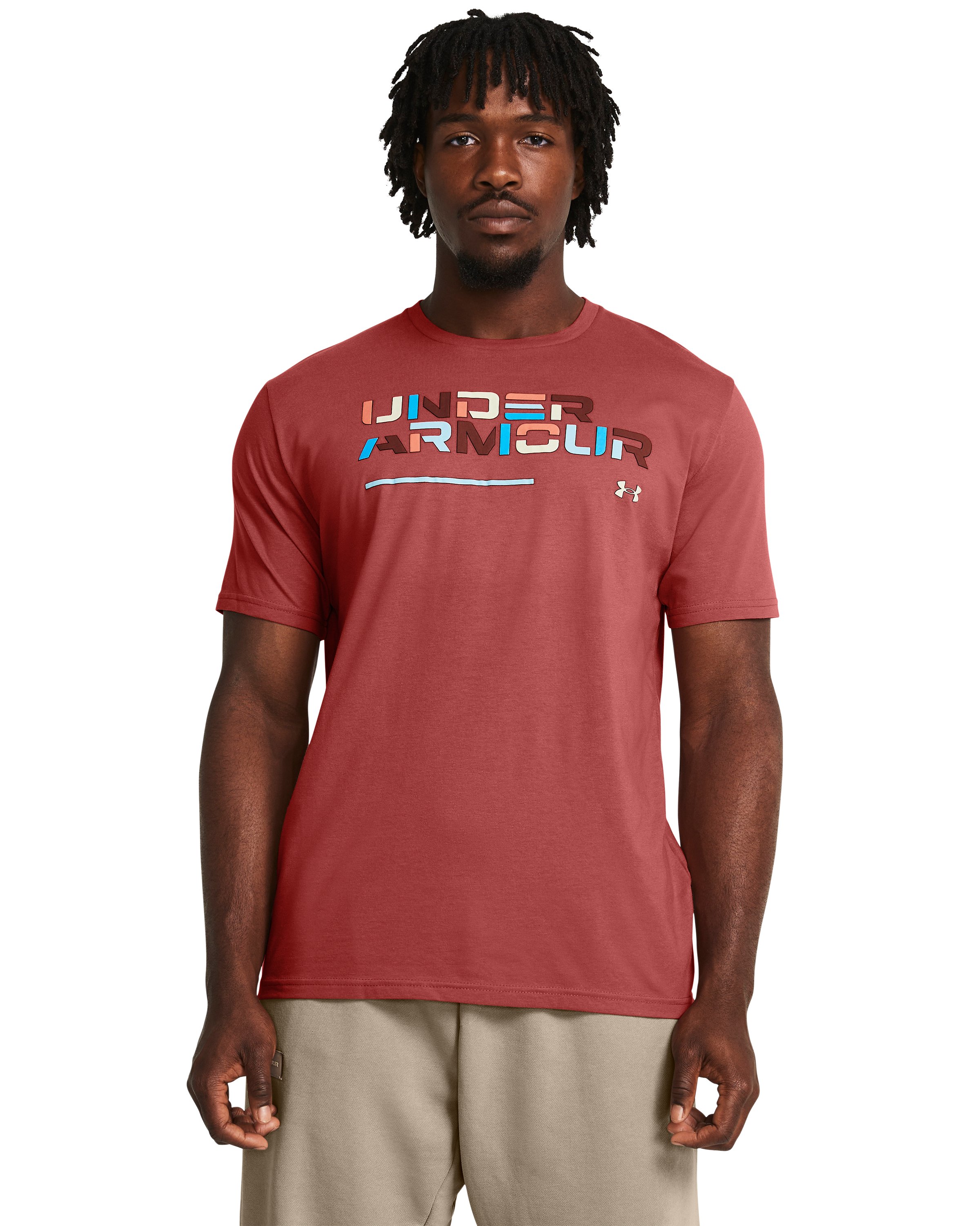 UA Colorblock Wordmark Men's Short Sleeve 2