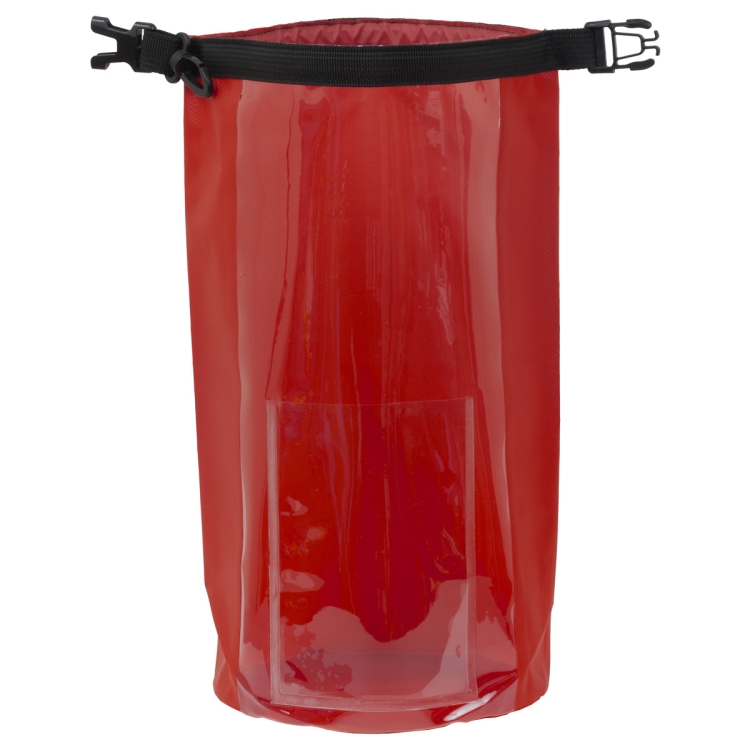 "The Navagio" 5.0 Liter Water Resistant Dry Bag With Clear Pocket Window 29