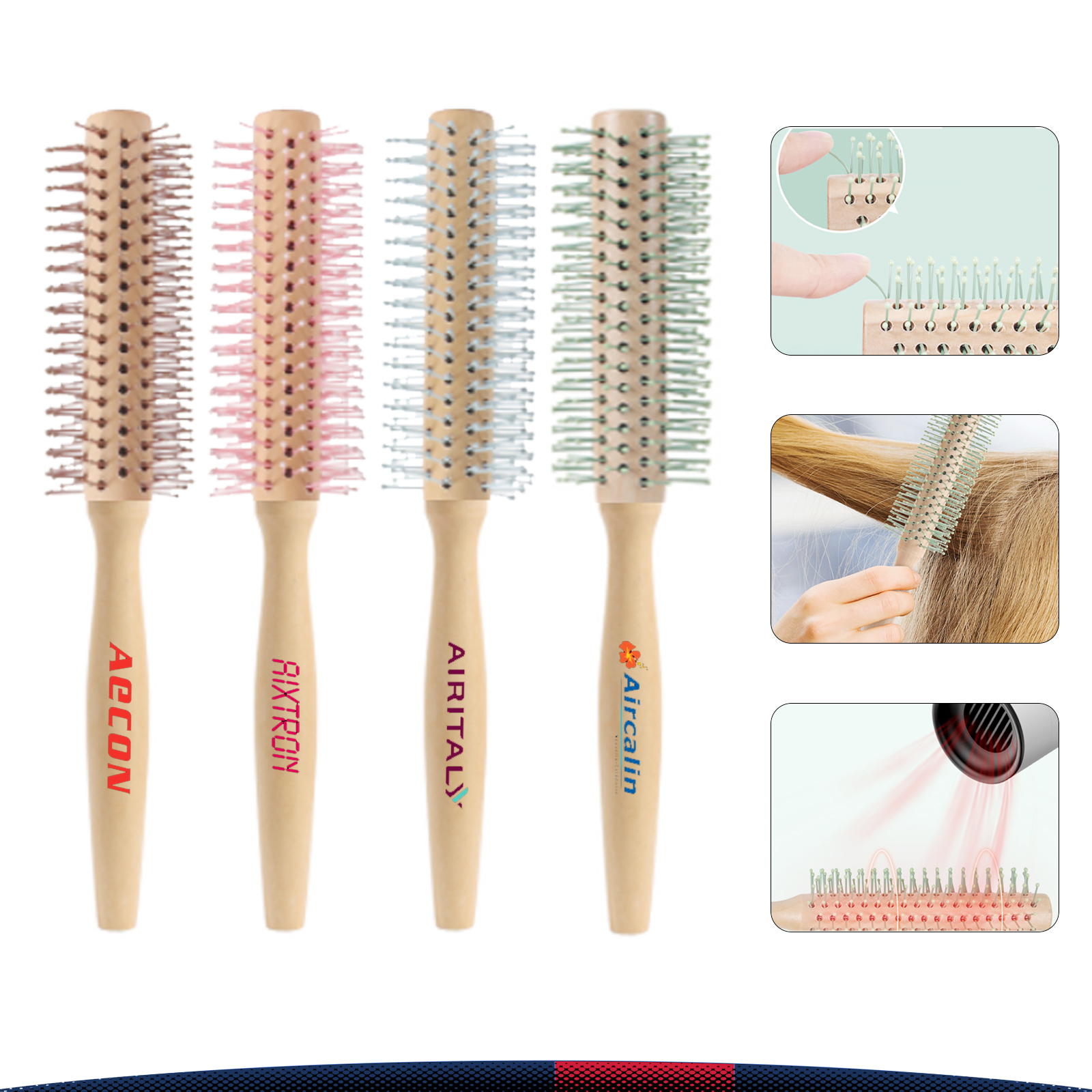Color Curly Hair Comb 2