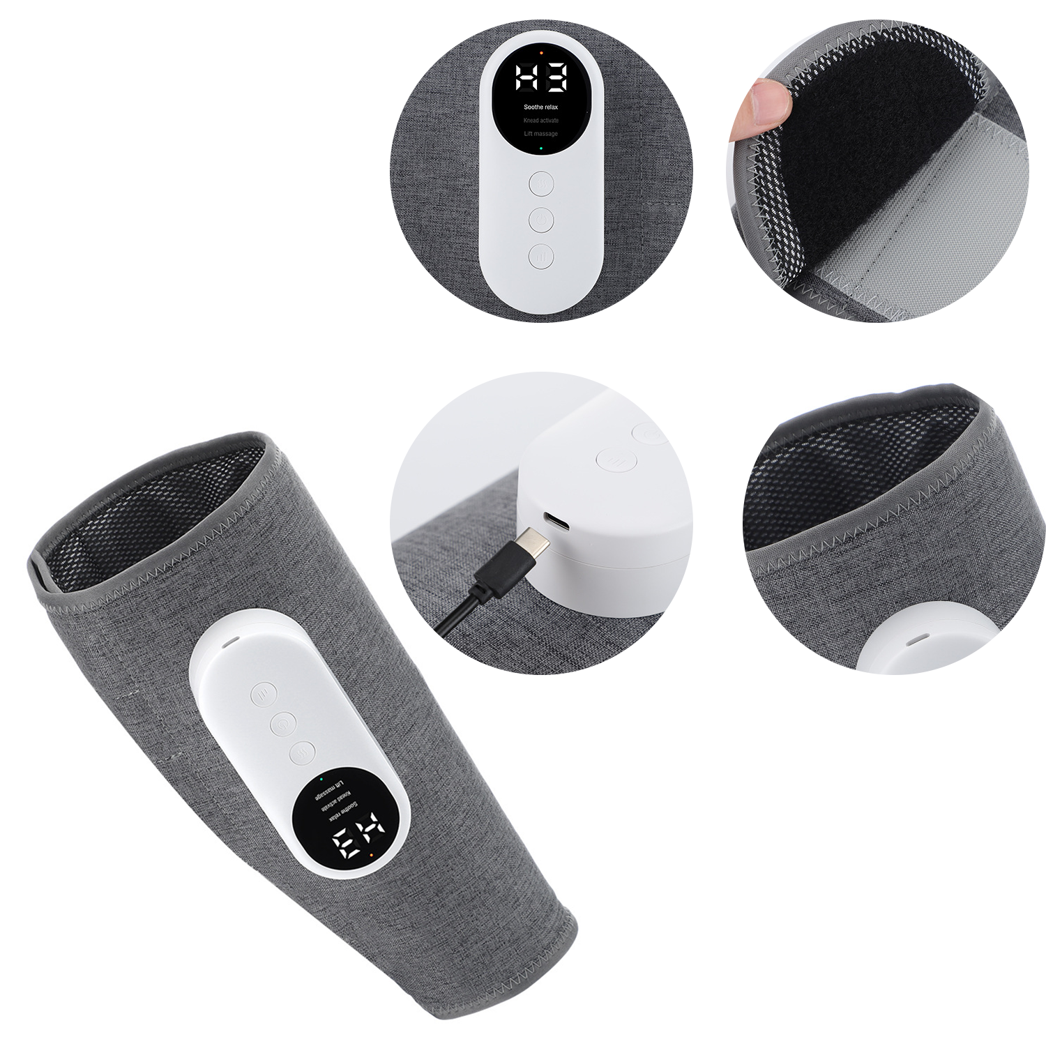 2PCS Cordless Electric Leg Massager 4